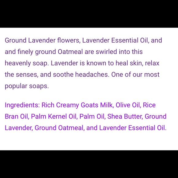 Goats milk soap - Picture 2 of 2